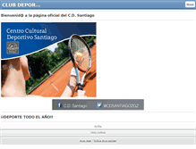 Tablet Screenshot of cdsantiago.com